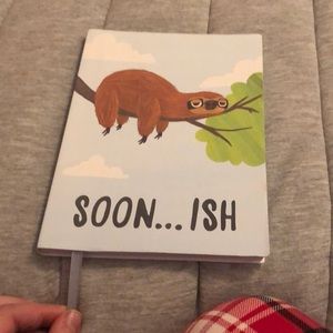 Cute sloth notebook